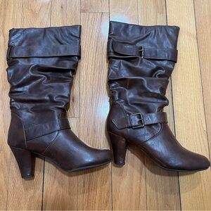 Comfy madden girl partial tan Paris  boots